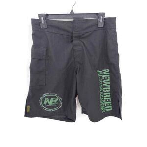 Ouano Newbreed black fight jiu jitsu shorts in size 30